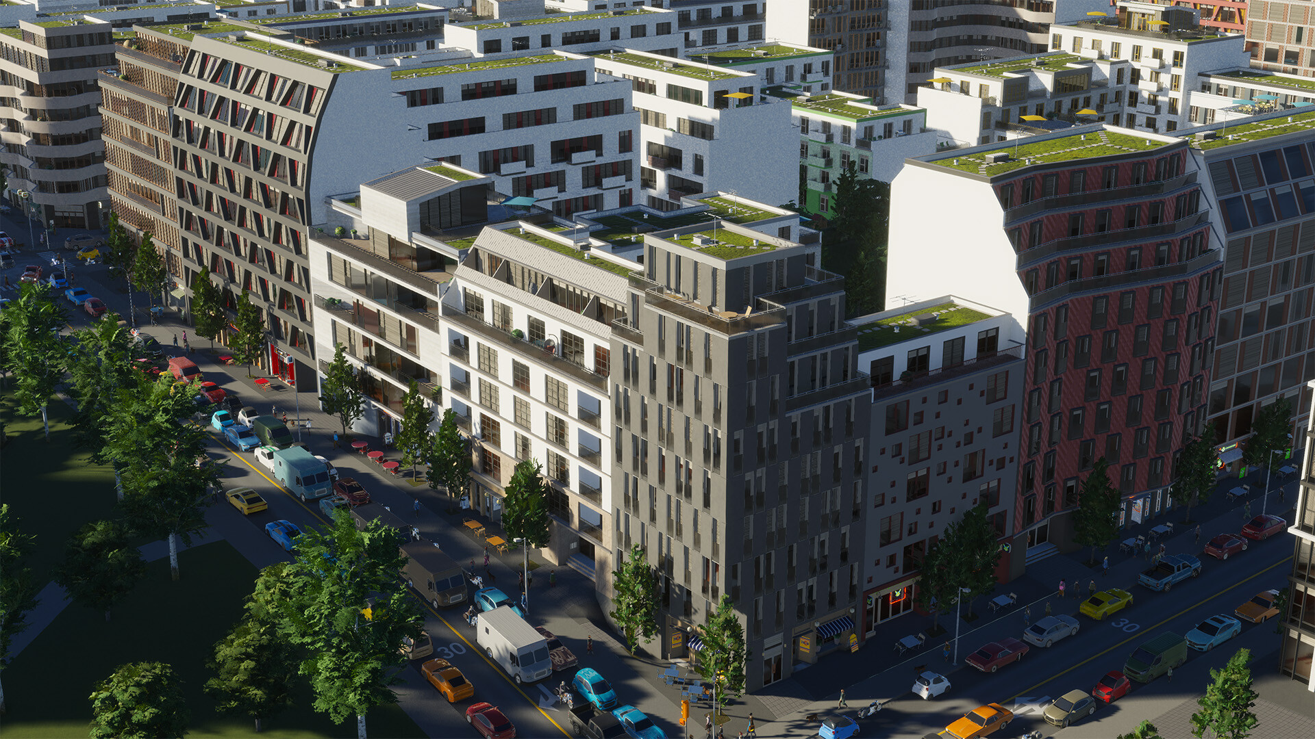 Cities: Skylines II - Creator Pack: Urban Promenades Screenshot 3