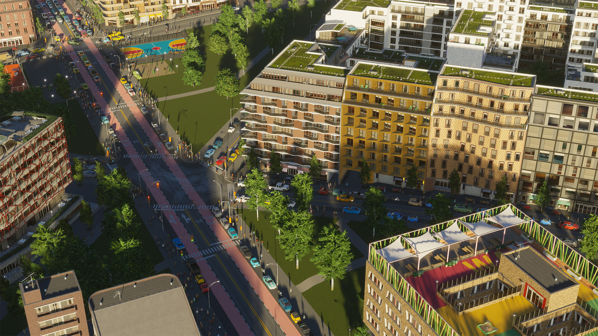 Cities: Skylines II - Creator Pack: Urban Promenades Screenshot 7