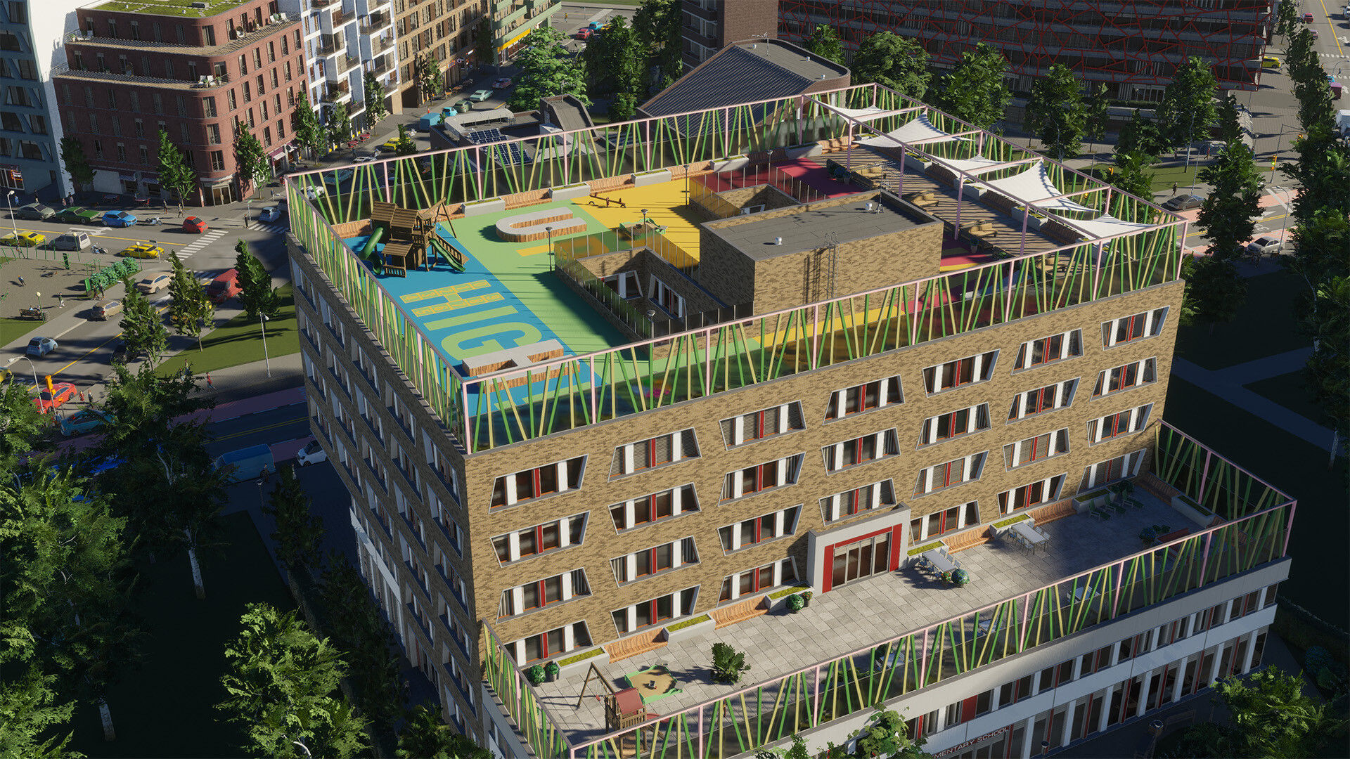 Cities: Skylines II - Creator Pack: Urban Promenades Screenshot 5