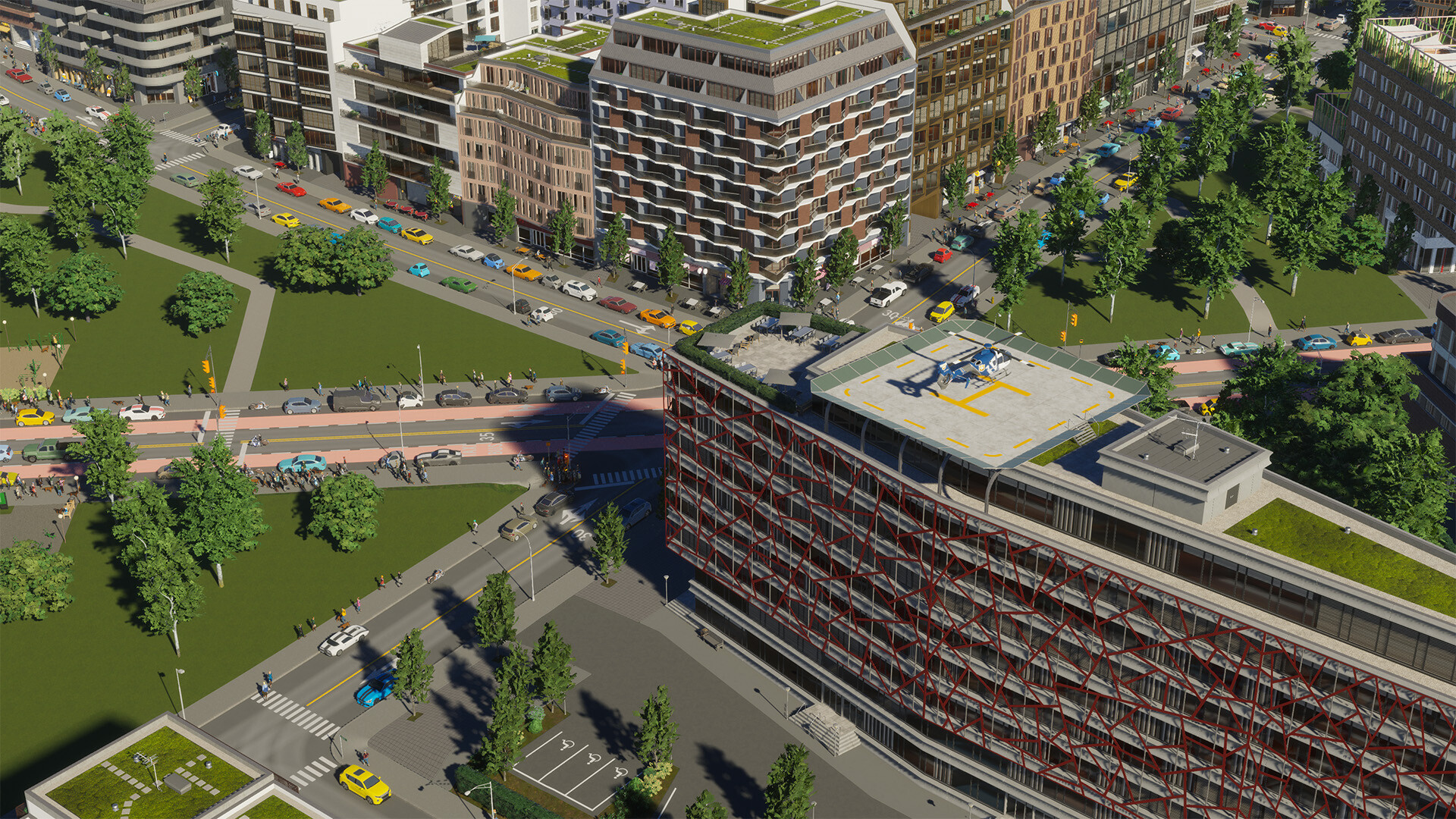 Cities: Skylines II - Creator Pack: Urban Promenades Screenshot 8
