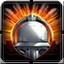 Rocket rain icon