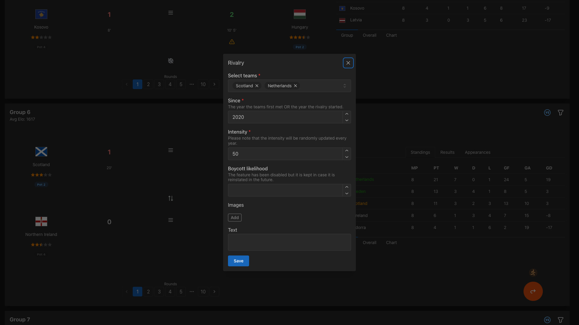 Forever World Cup Simulator Screenshot 26
