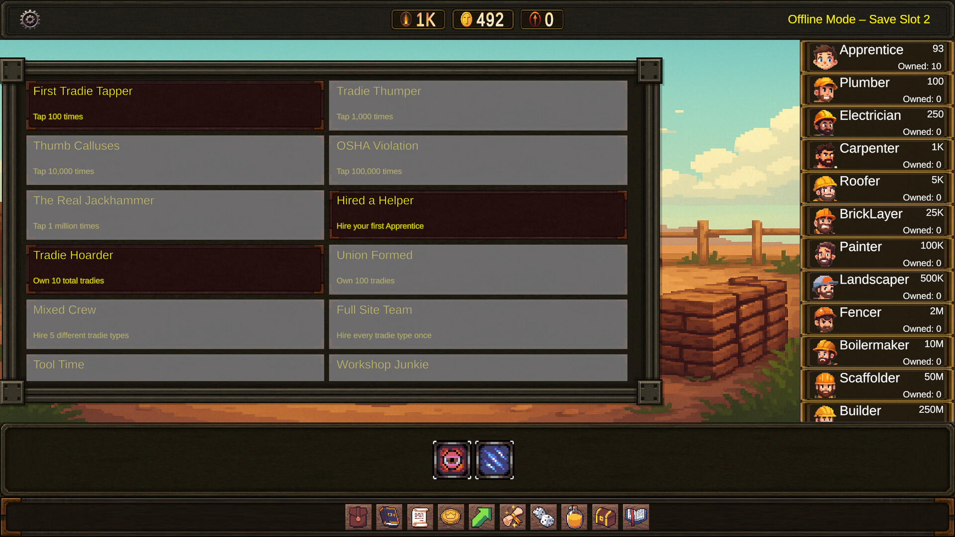 Tradie Tapper Screenshot 0