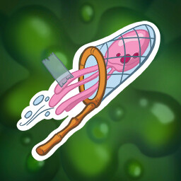 “FIRMLY GRASP IT!” icon