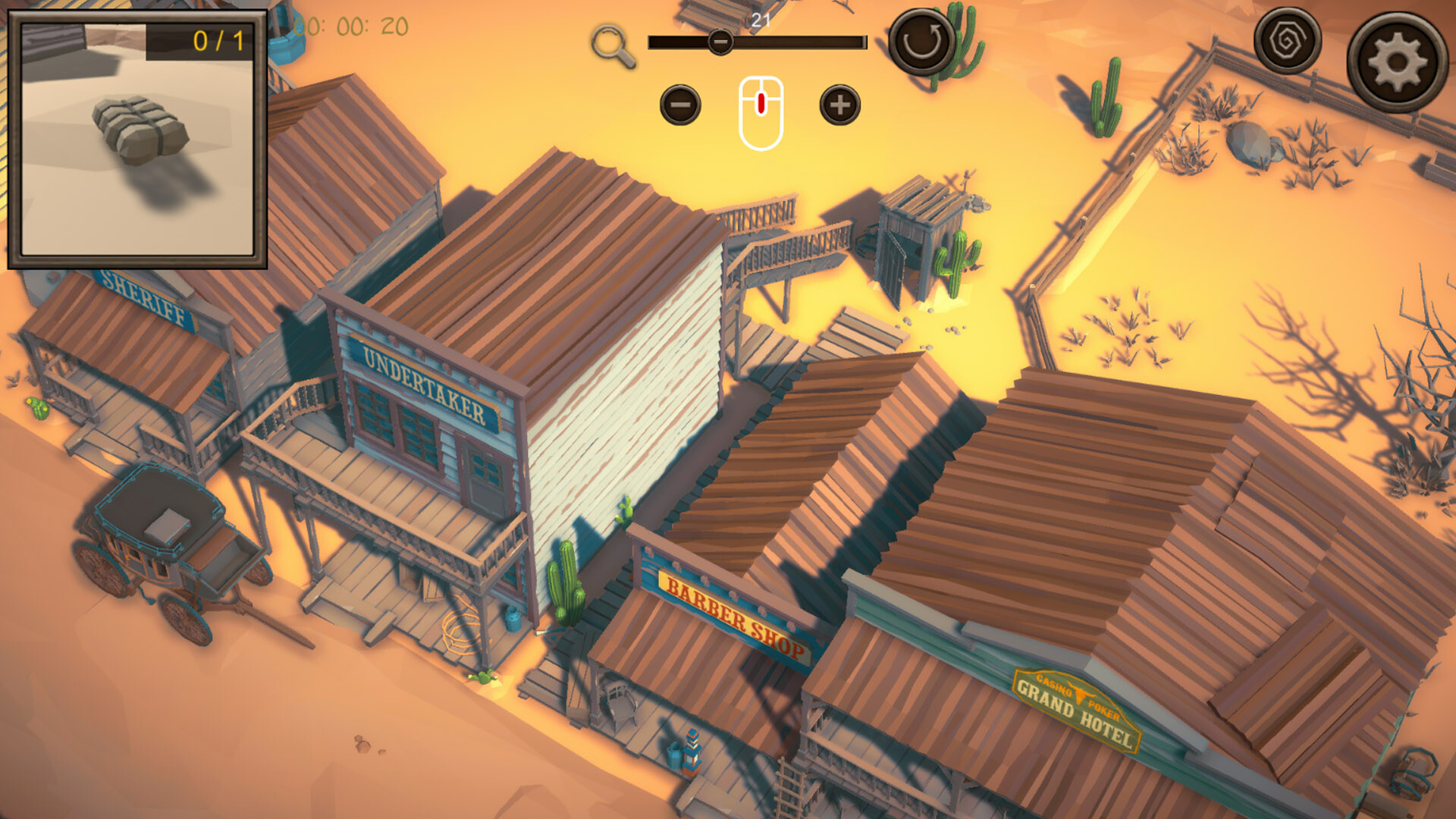 Hidden Western Top-Down 3D Screenshot 3