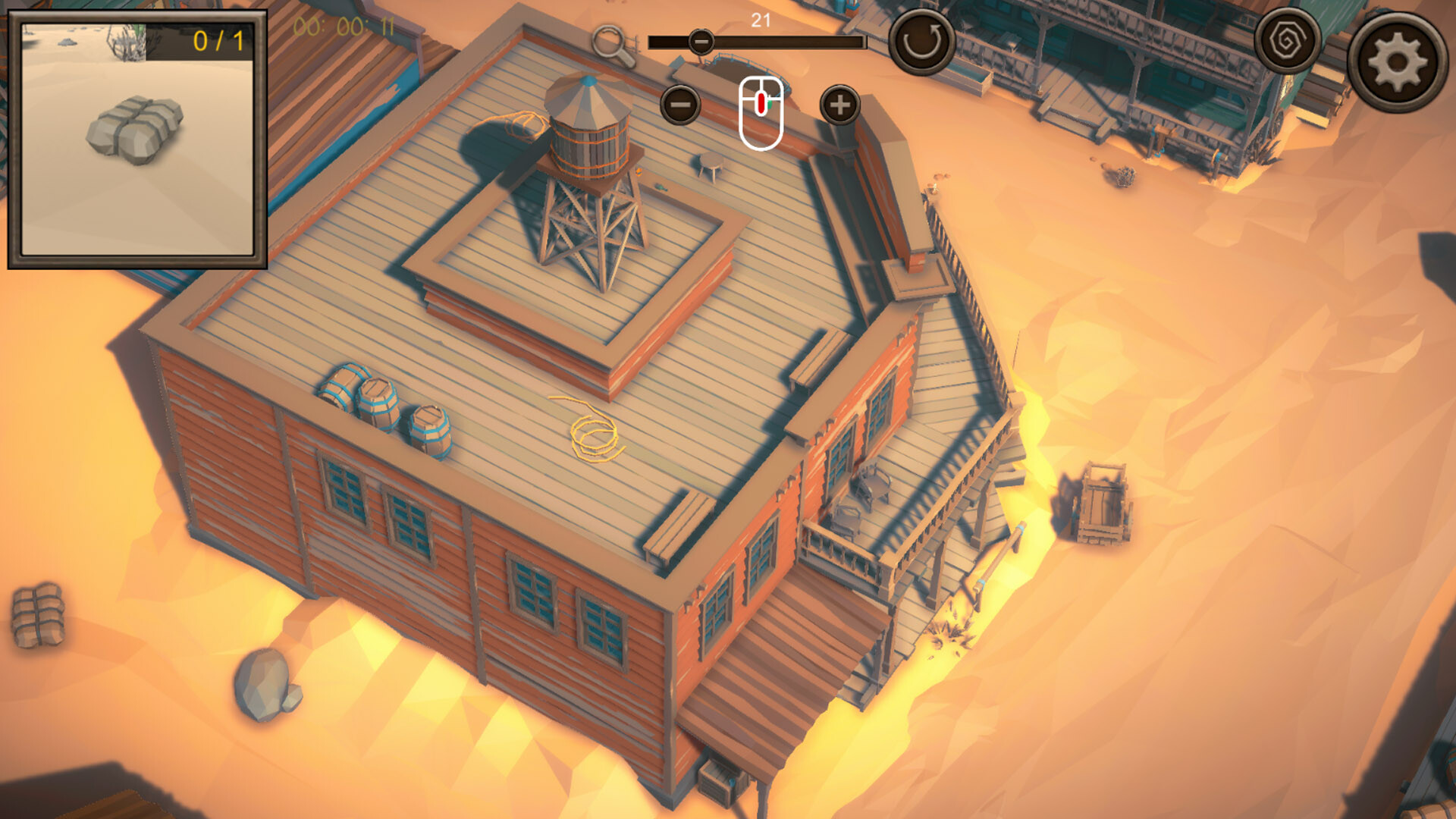 Hidden Western Top-Down 3D Screenshot 2