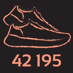 Marathon runner icon