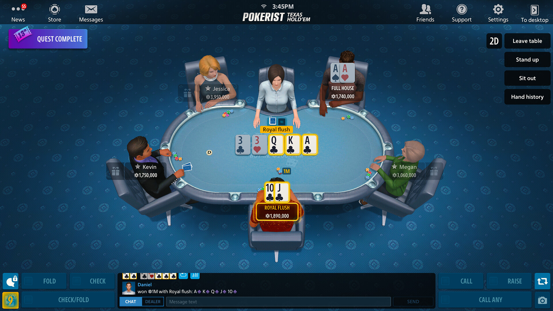 Texas Hold'em Poker: Pokerist Screenshot 0