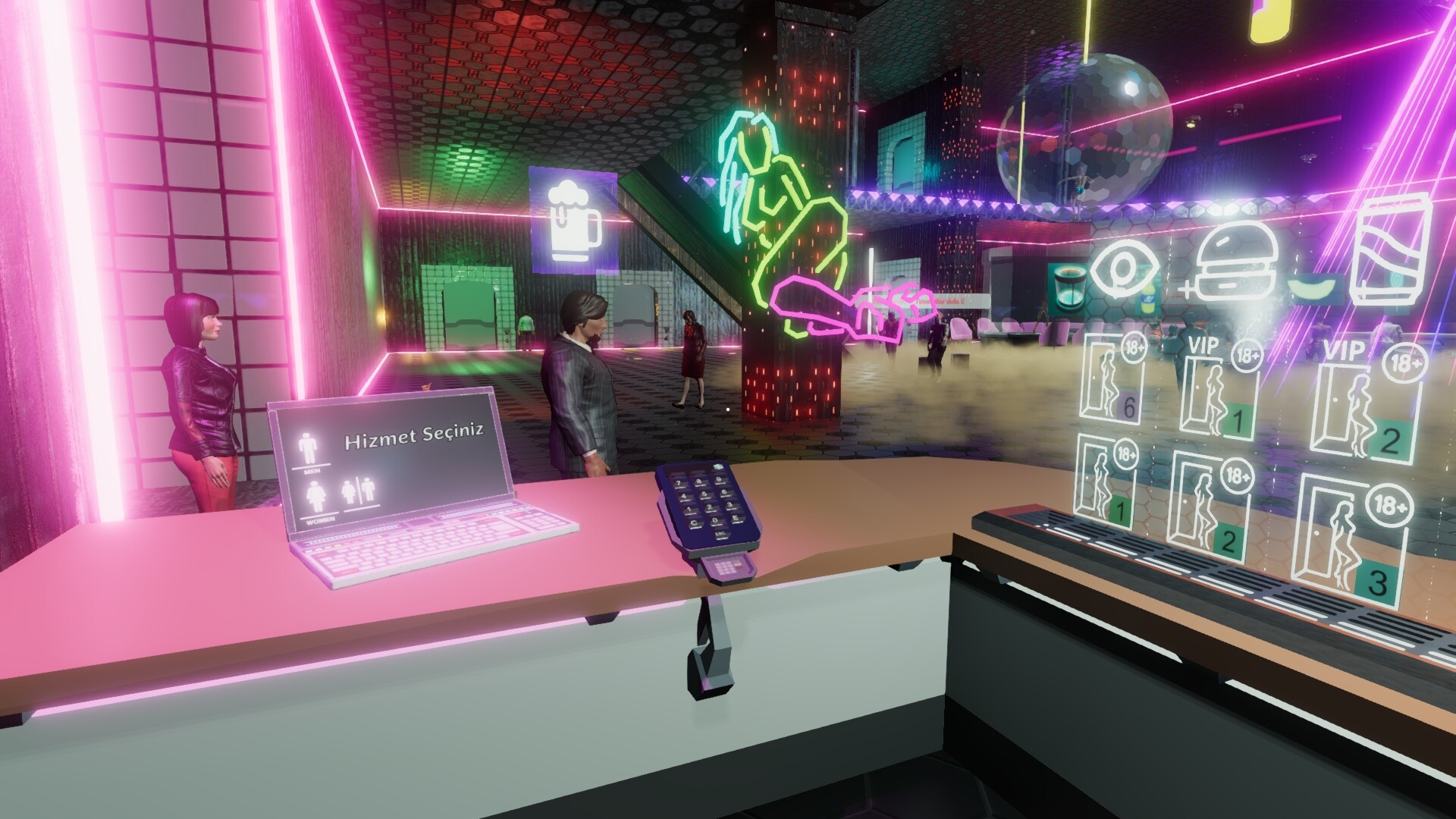 Neon Vice Club Simulator Screenshot 1
