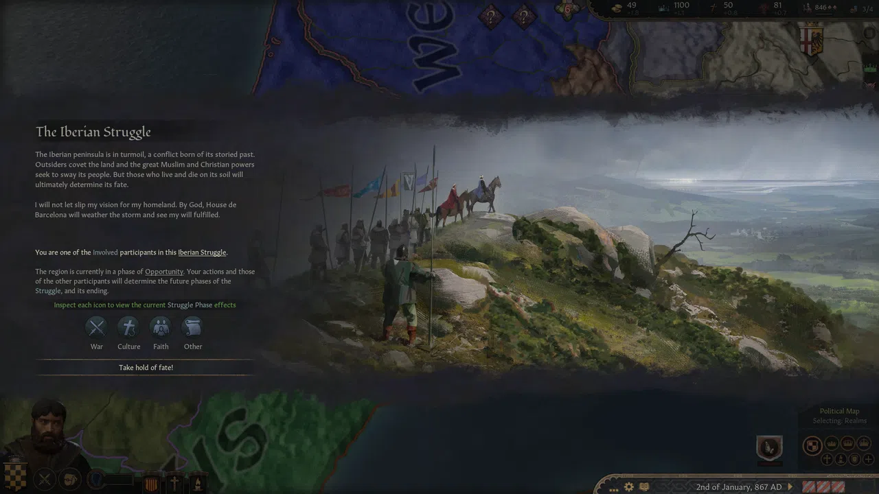 Crusader Kings III: Fate of Iberia Screenshot 1