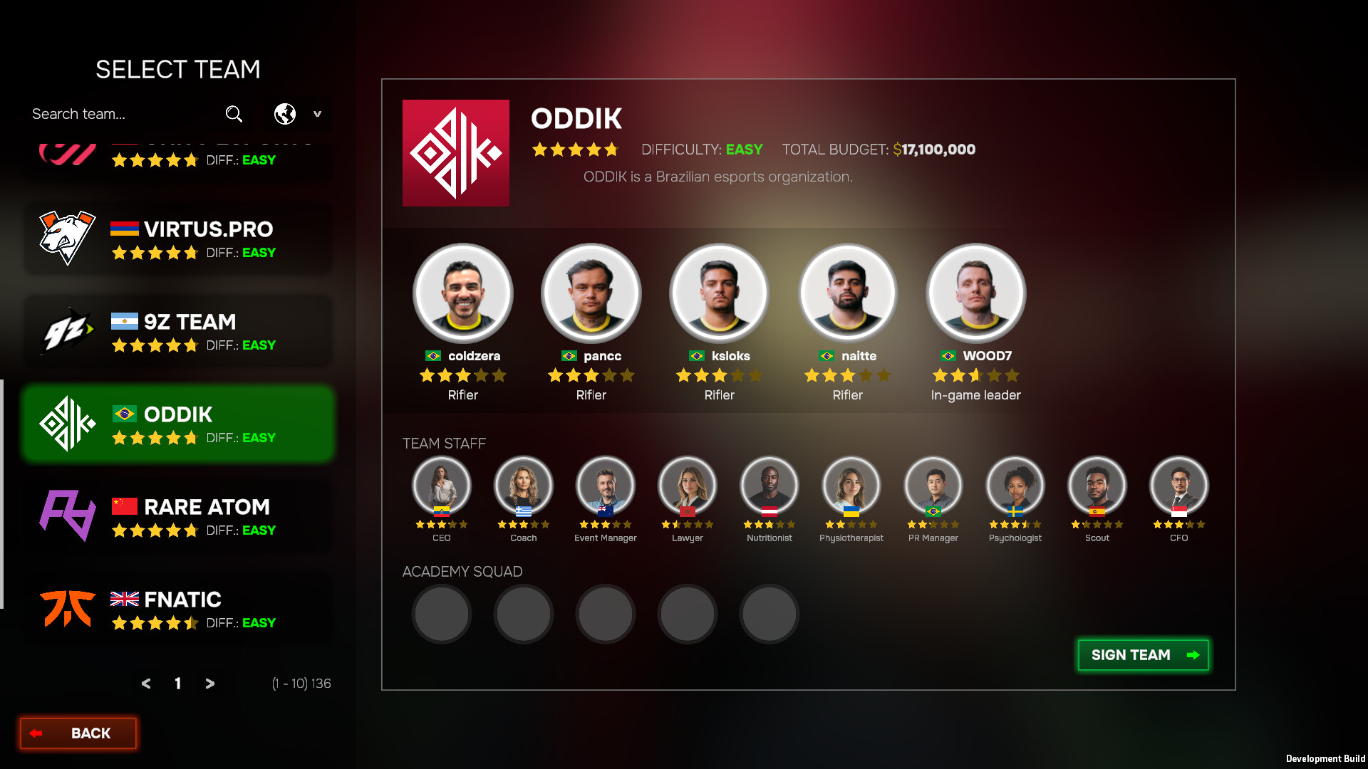 Esports Manager 2026 Demo Screenshot 2