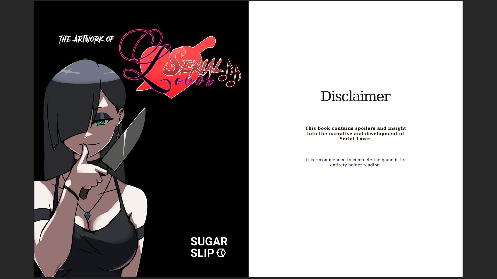 Serial Lover - Artbook Screenshot 0