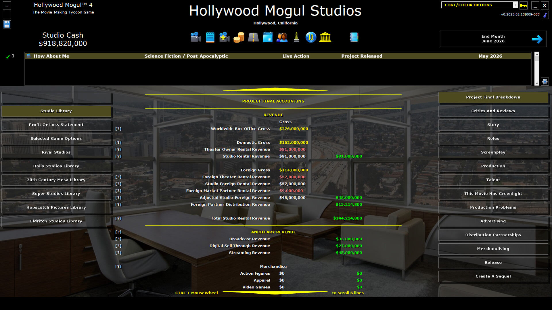 Hollywood Mogul 4 Screenshot 19