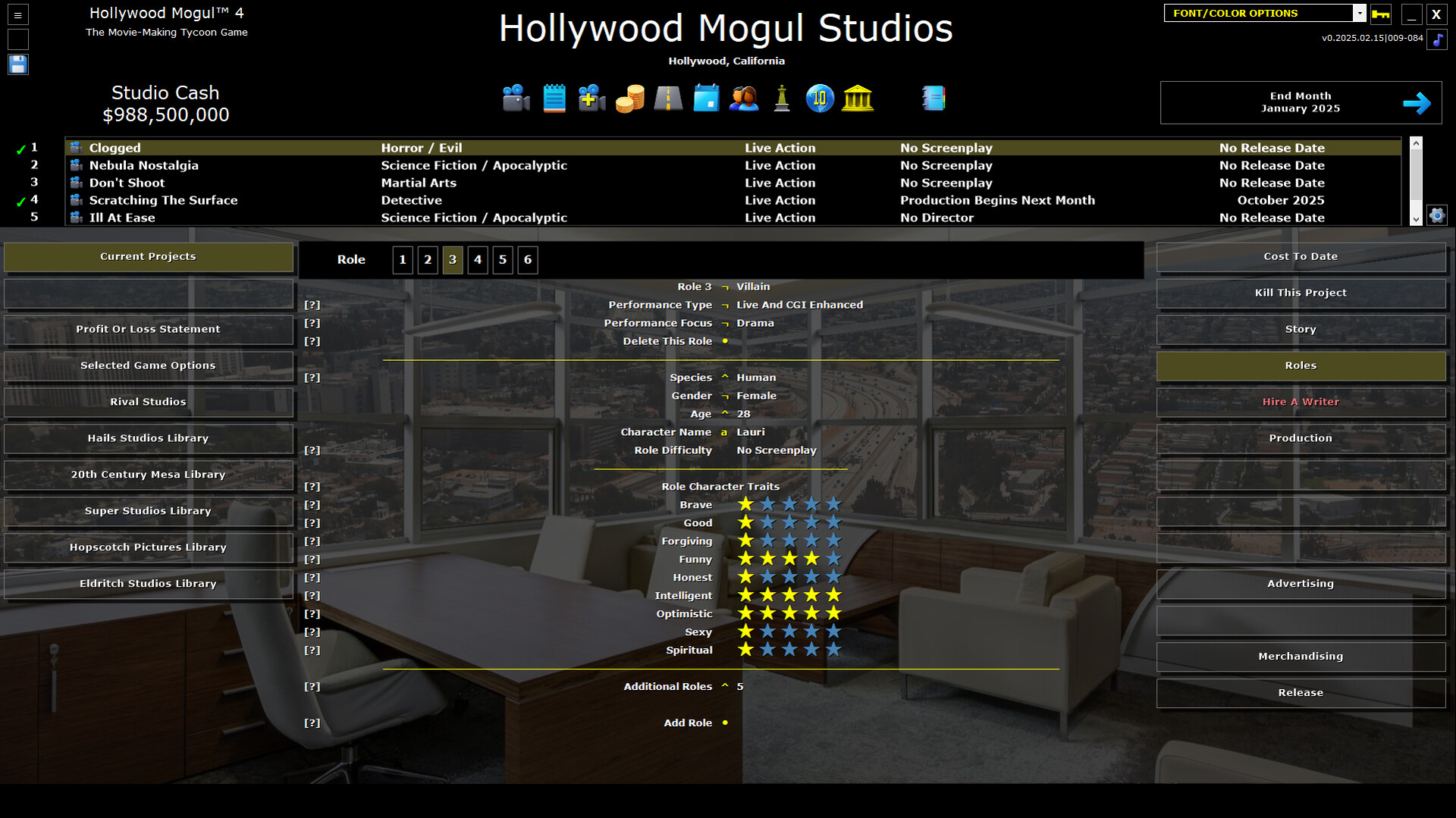 Hollywood Mogul 4 Screenshot 5
