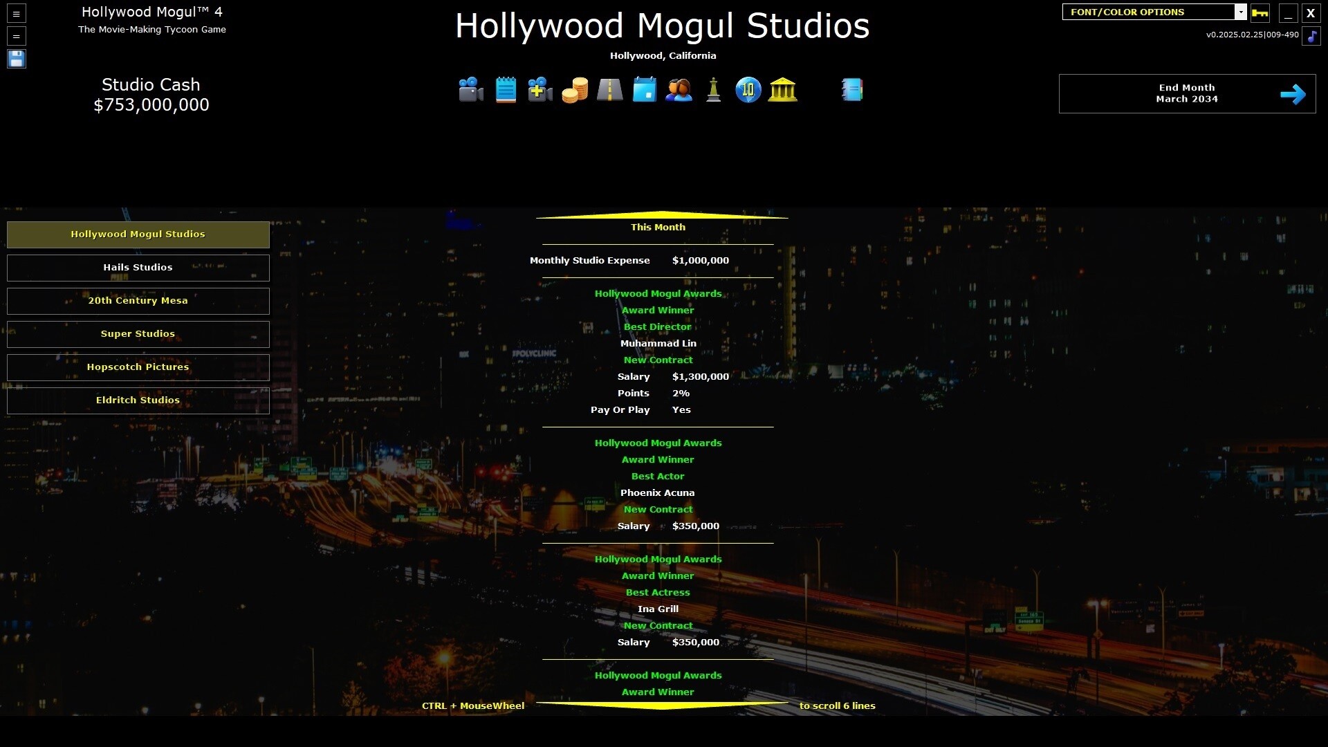 Hollywood Mogul 4 Screenshot 22