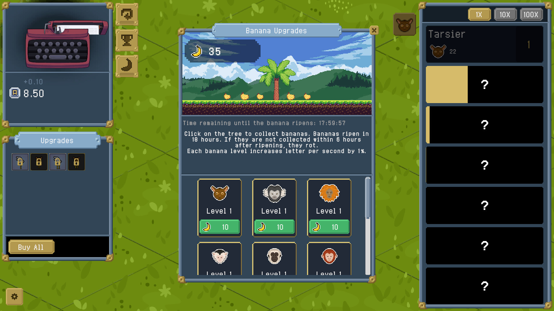 Infinite Monkey Clicker Screenshot 1