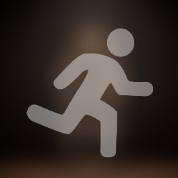 You need to run. icon