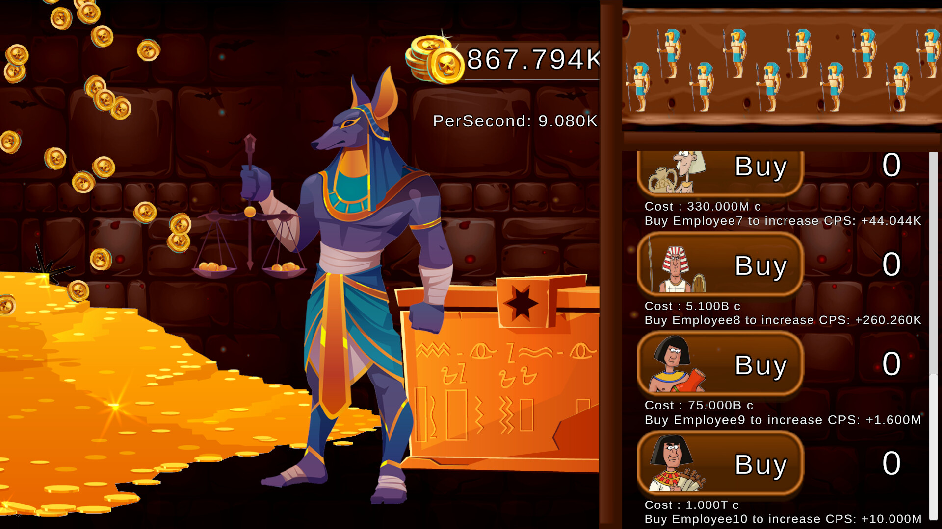 Anubis Clicker Screenshot 3