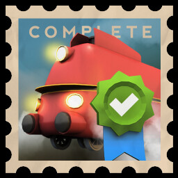 100% completion run icon