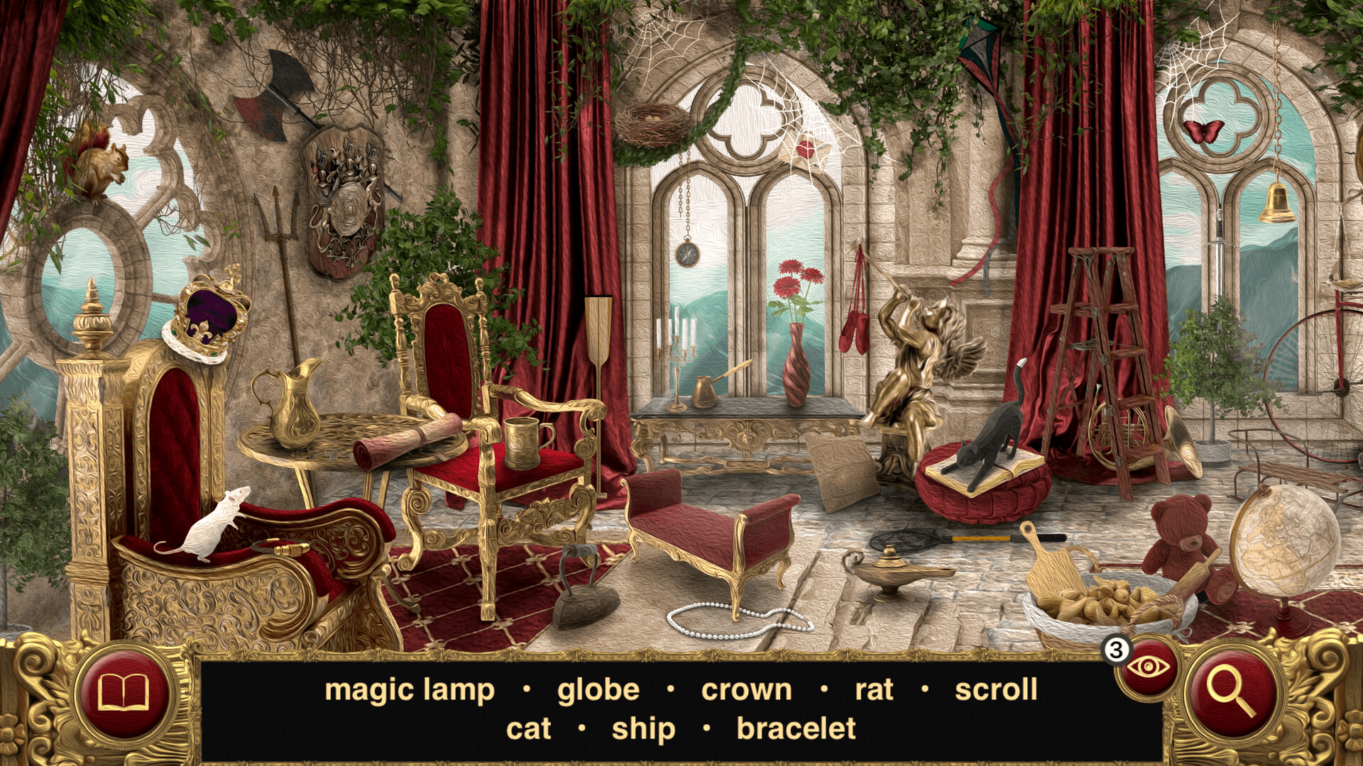 Hidden Objects - Sleeping Beauty - Puzzle Fairy Tales Screenshot 3