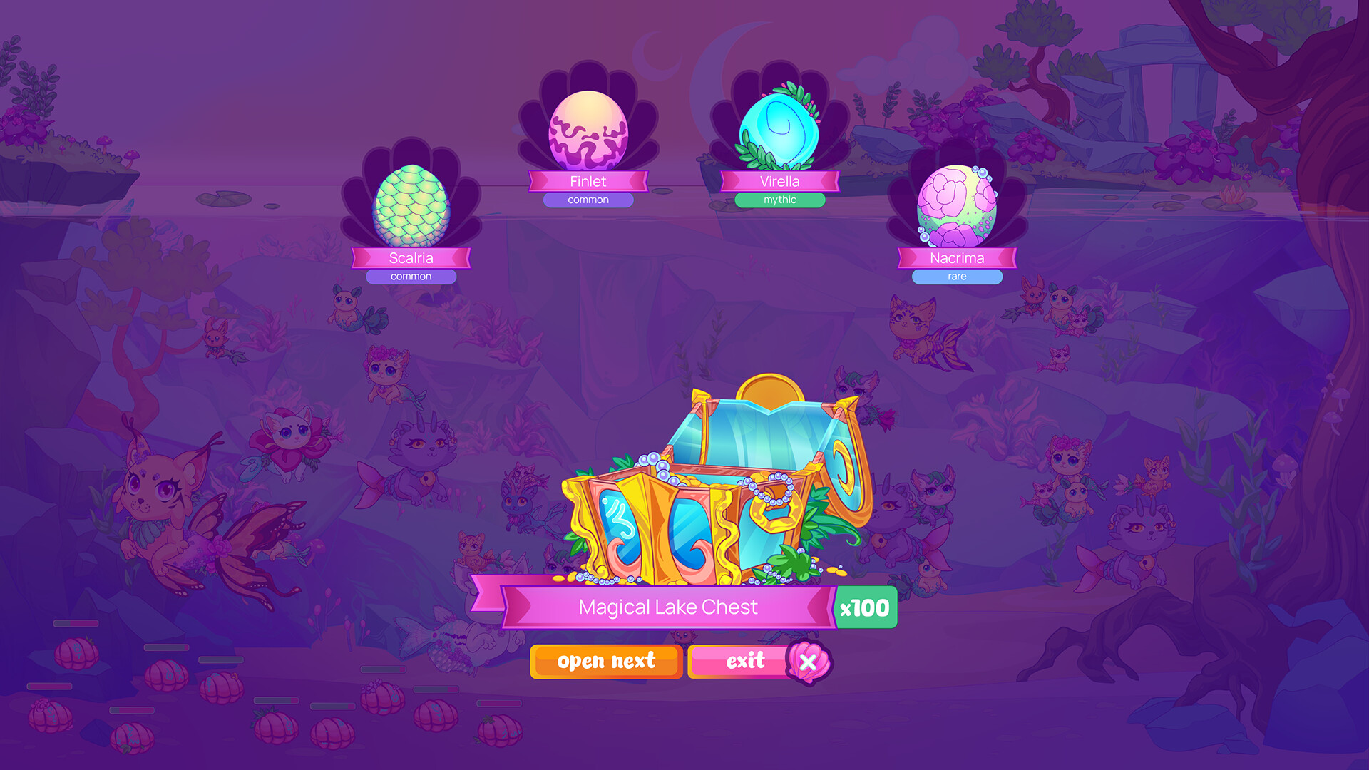 Mermeows: Chill Cat Mermaids Screenshot 1