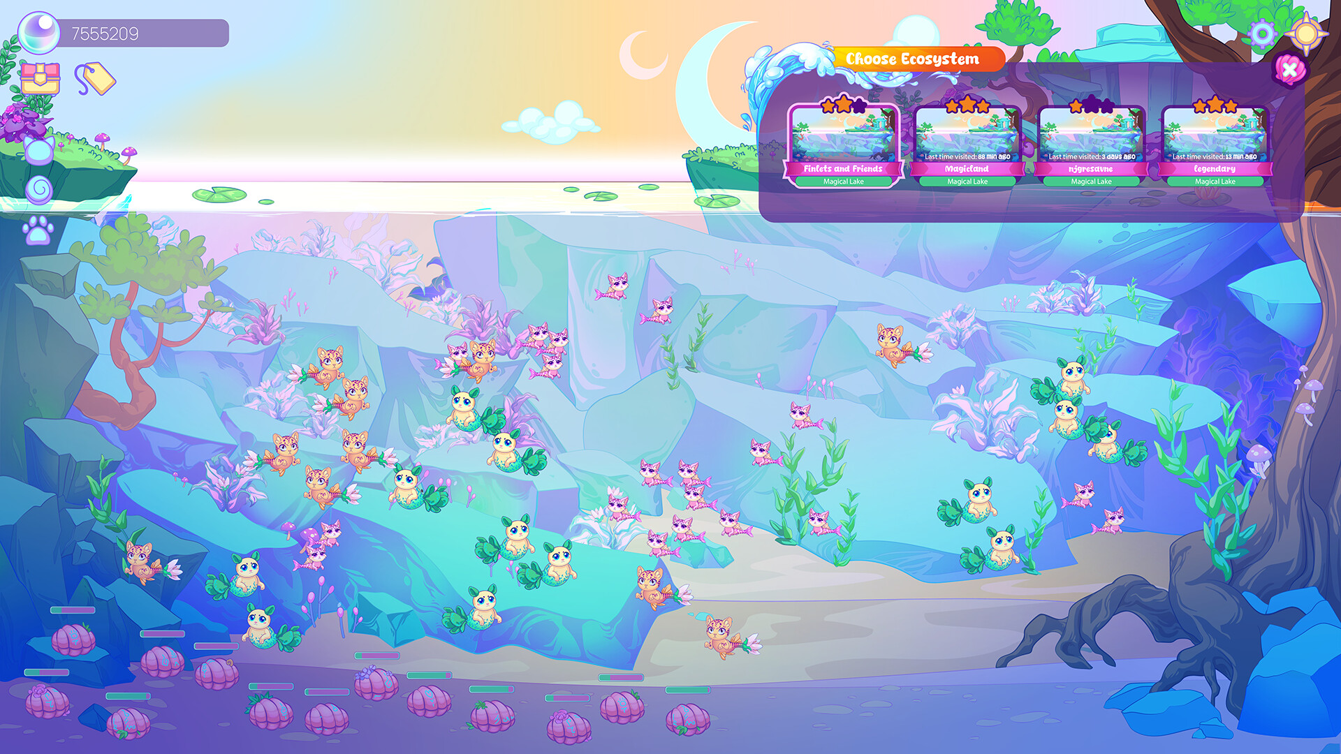 Mermeows: Chill Cat Mermaids Screenshot 3