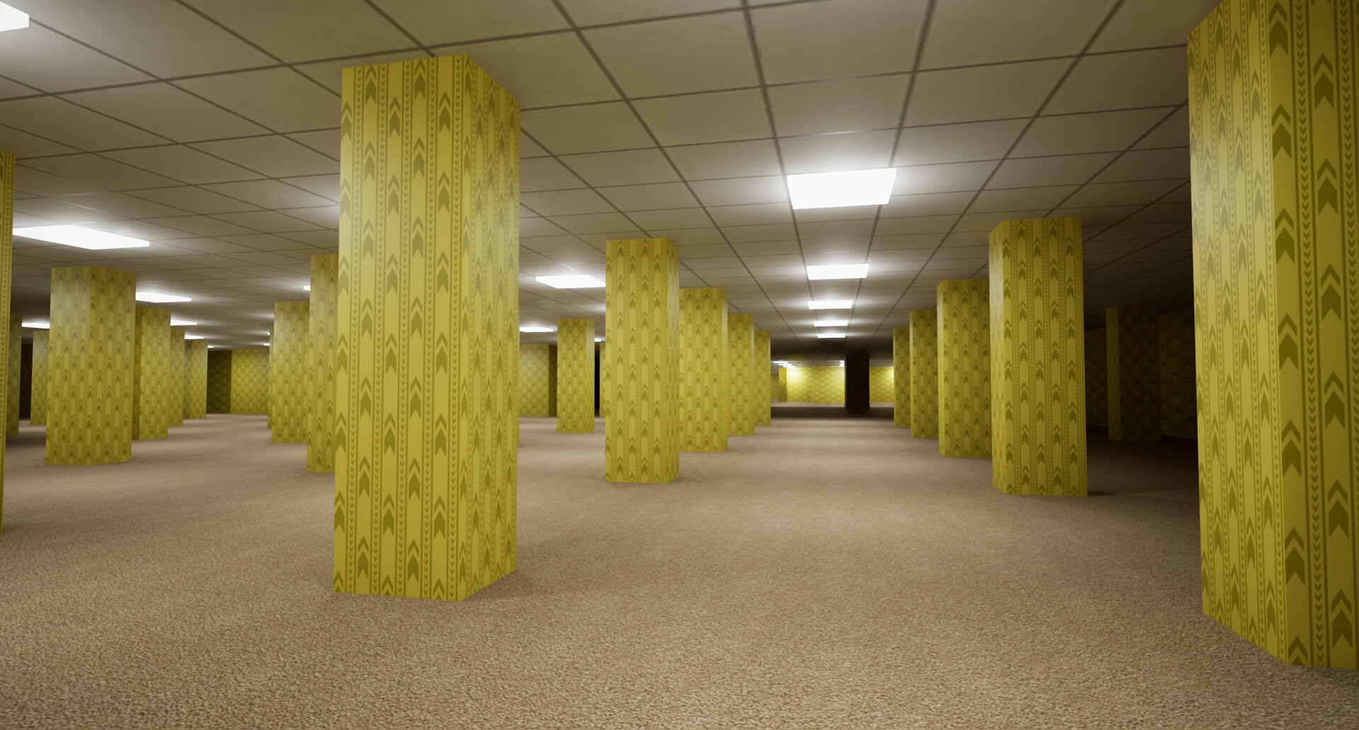 Lost In The Backrooms: Day 100 Screenshot 0