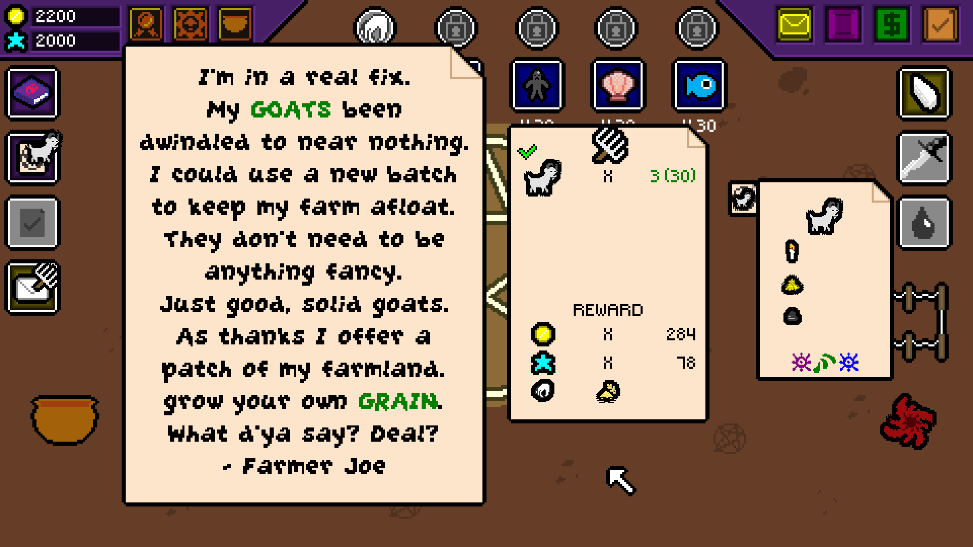 Summoner's Cookbook Screenshot 2