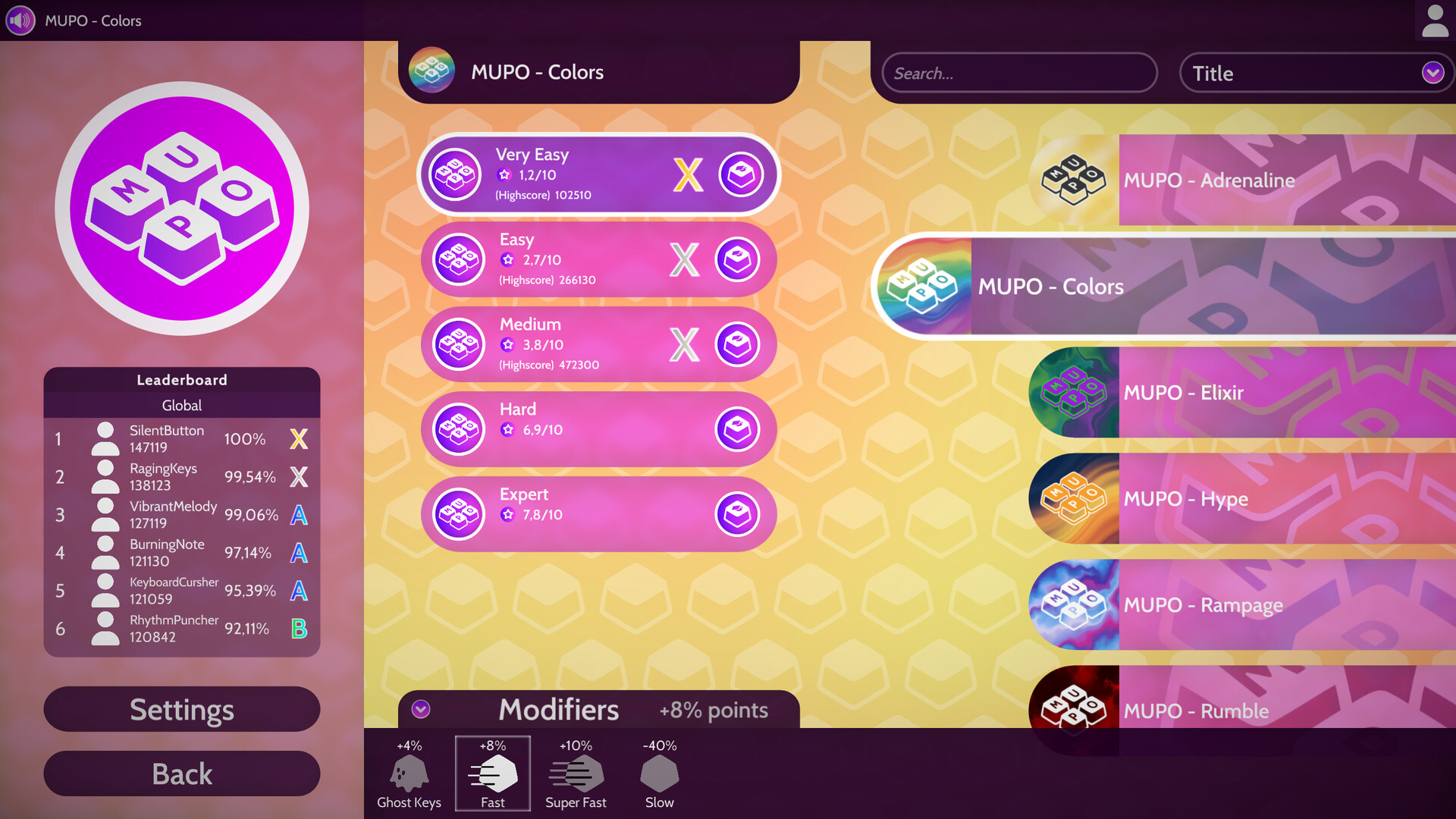 MUPO Demo Screenshot 2