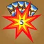 Bomb of 5 icon