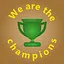 We are the champions icon