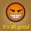 It is all good icon