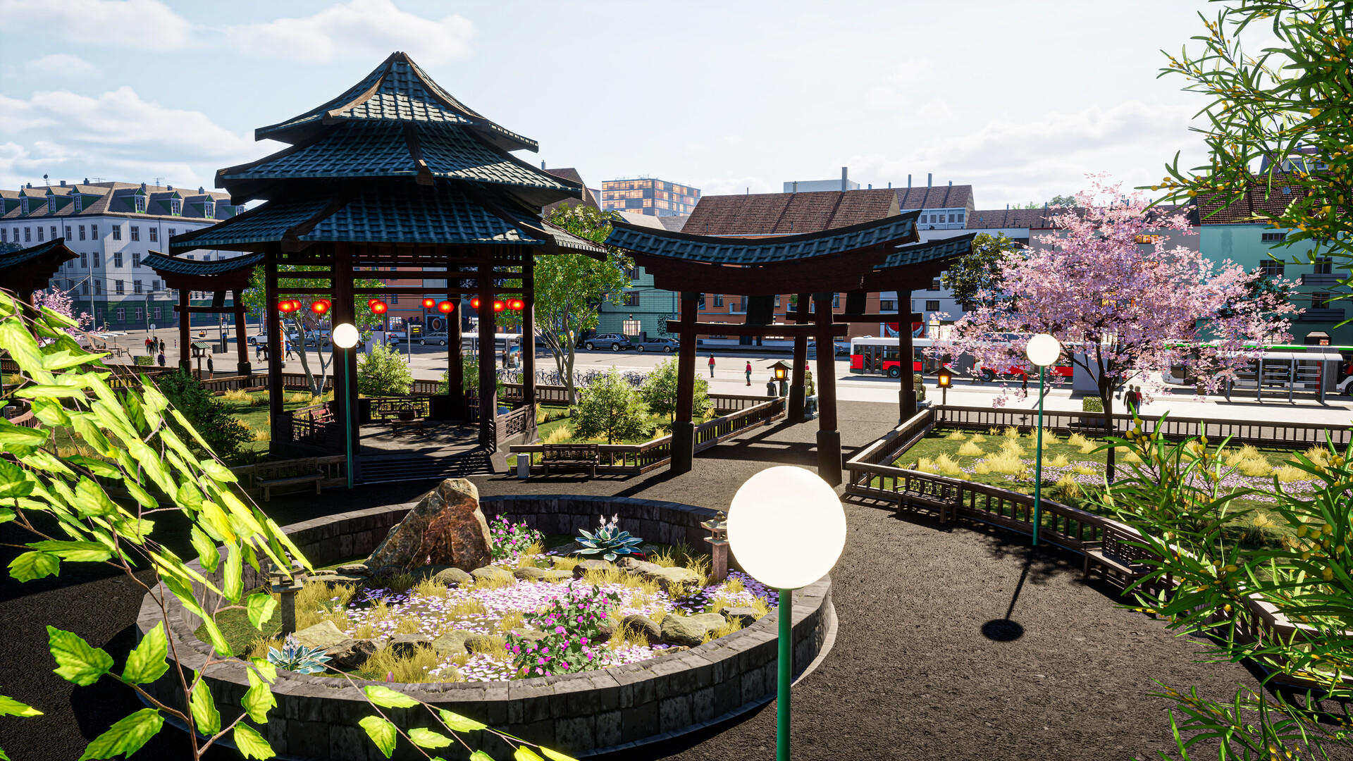 City Transport Simulator - Map DLC: Bus & Tram Depot + South-Route Screenshot 3