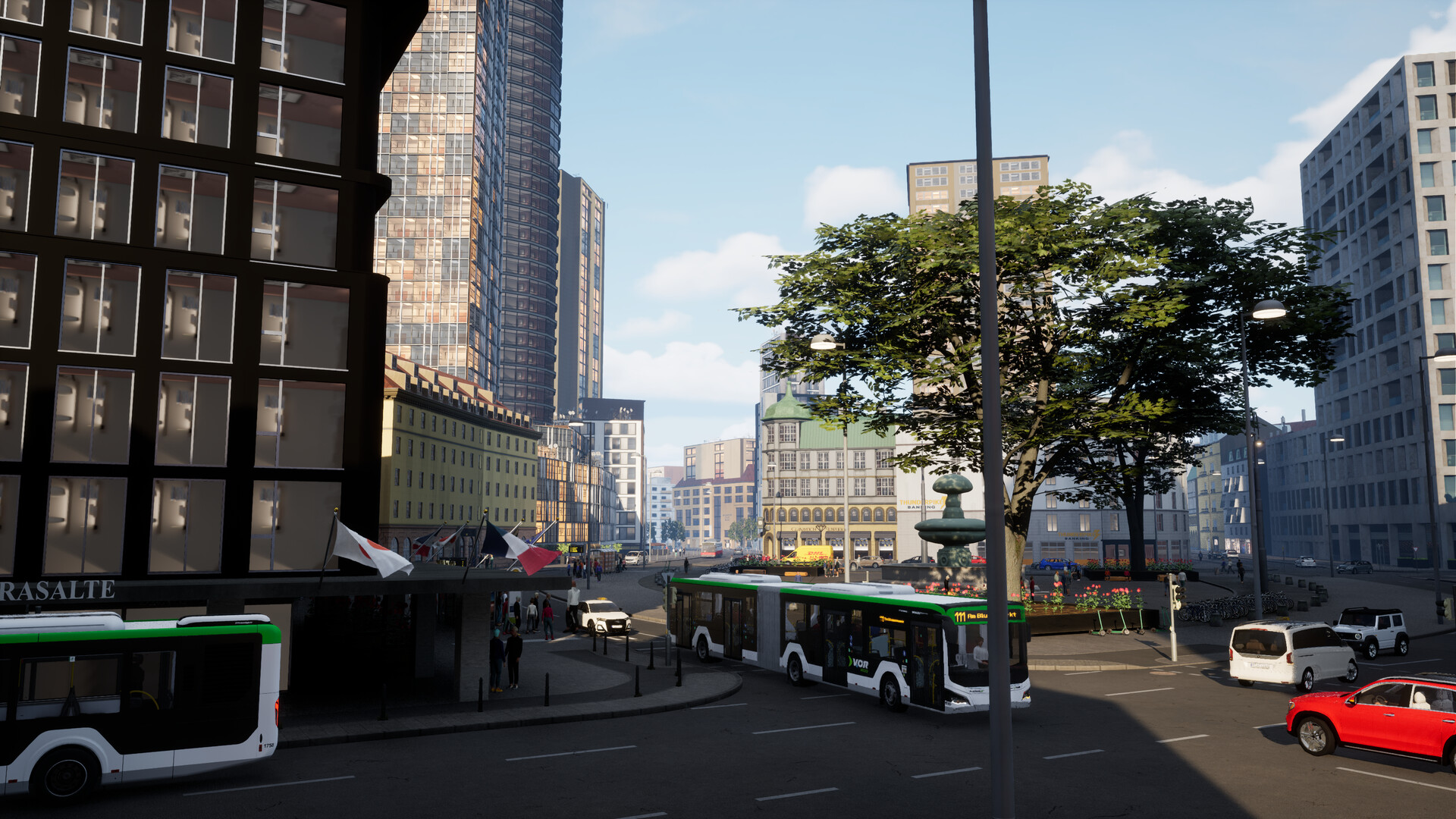 City Transport Simulator - Map DLC: Bus & Tram Depot + South-Route Screenshot 8
