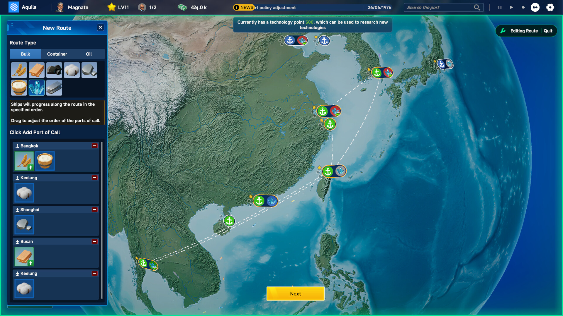 Global Magnates: Shipping Tycoon Screenshot 1
