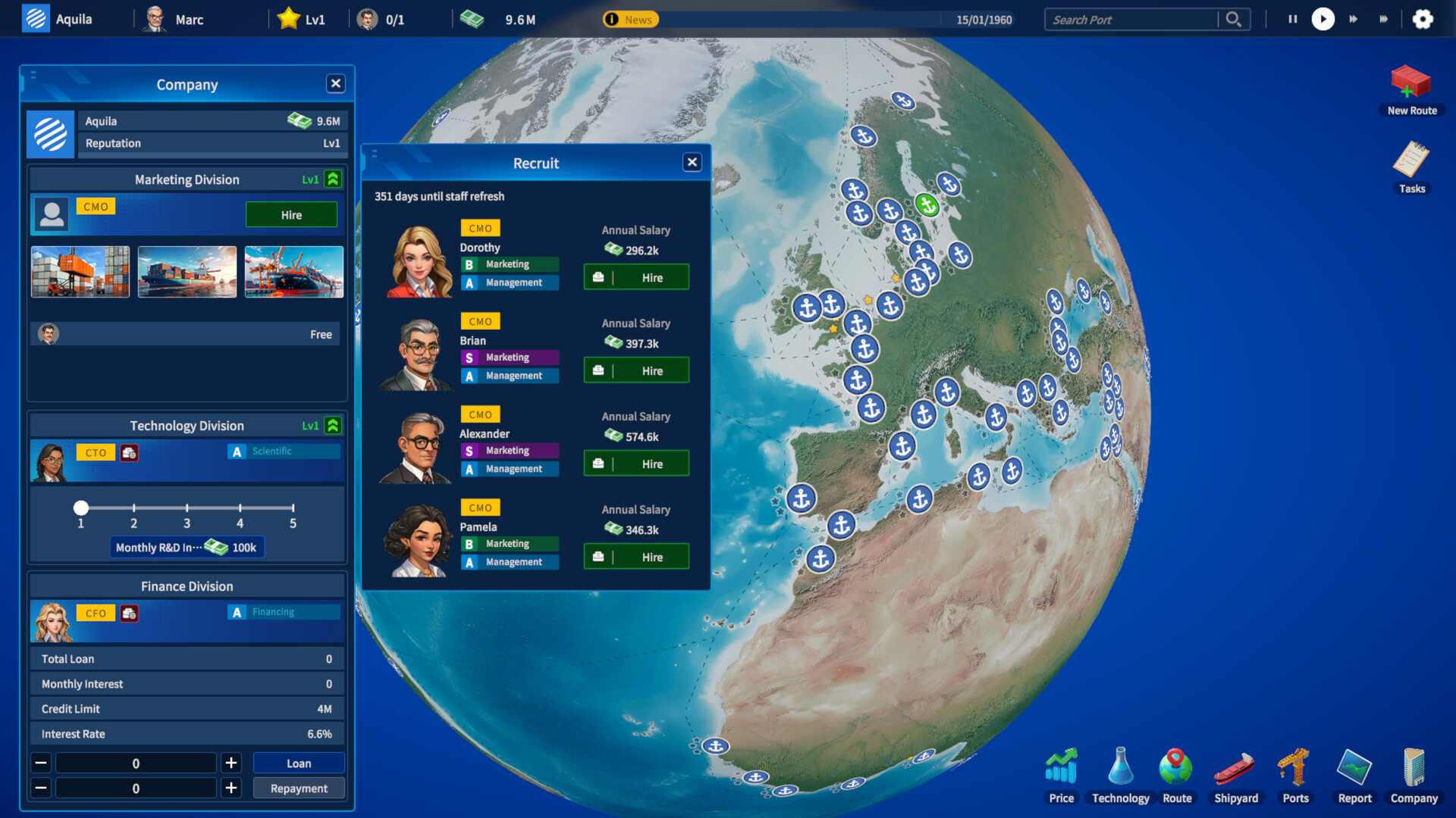 Global Magnates: Shipping Tycoon Screenshot 2