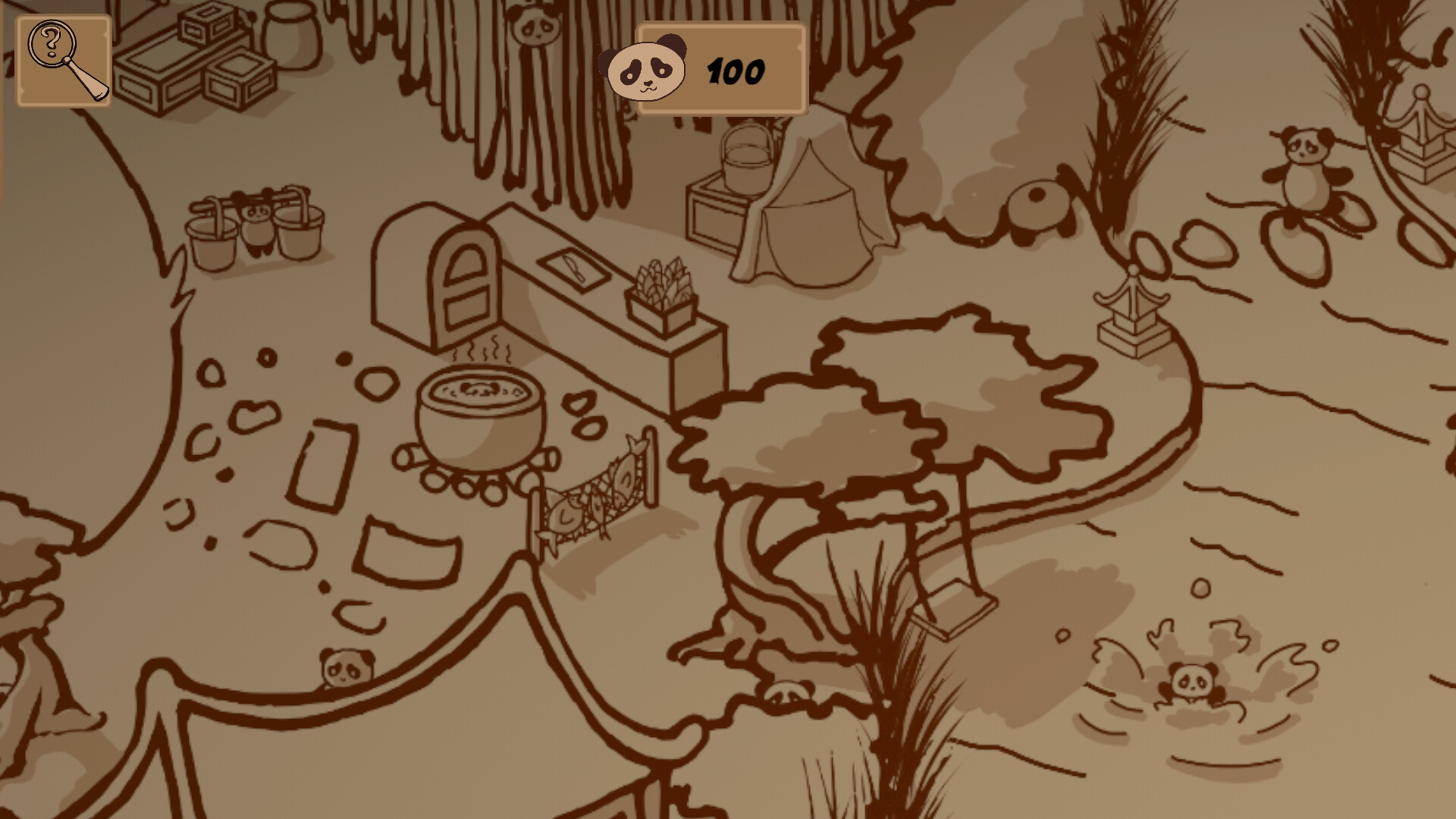 100 Hidden Pandas: Village Screenshot 2