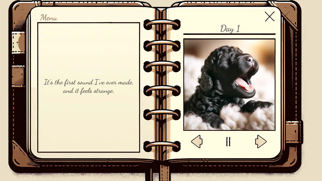 My Poodle's Diary - Visual Novel Screenshot 2