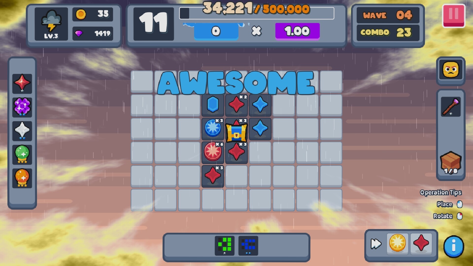 Combo Fun Garden Screenshot 1