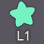 Green Star Level 1 icon