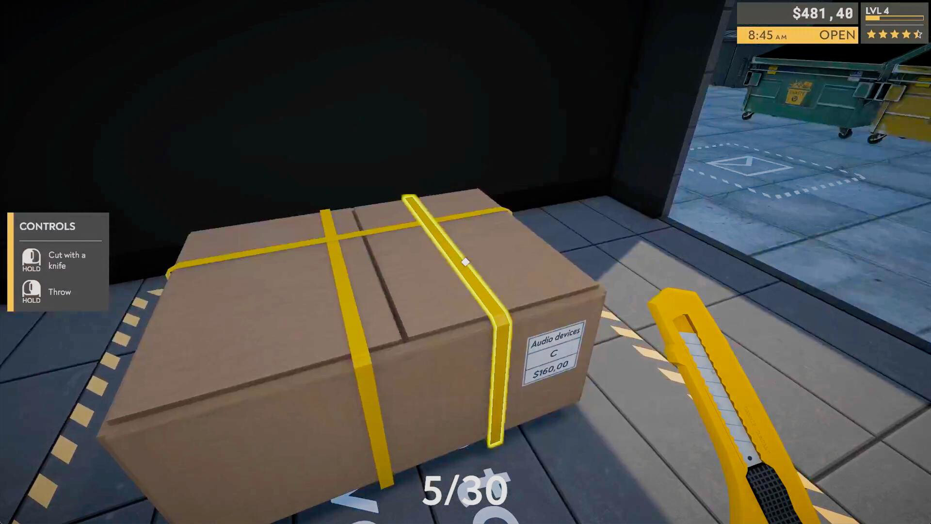 Returns Outlet Simulator Screenshot 1