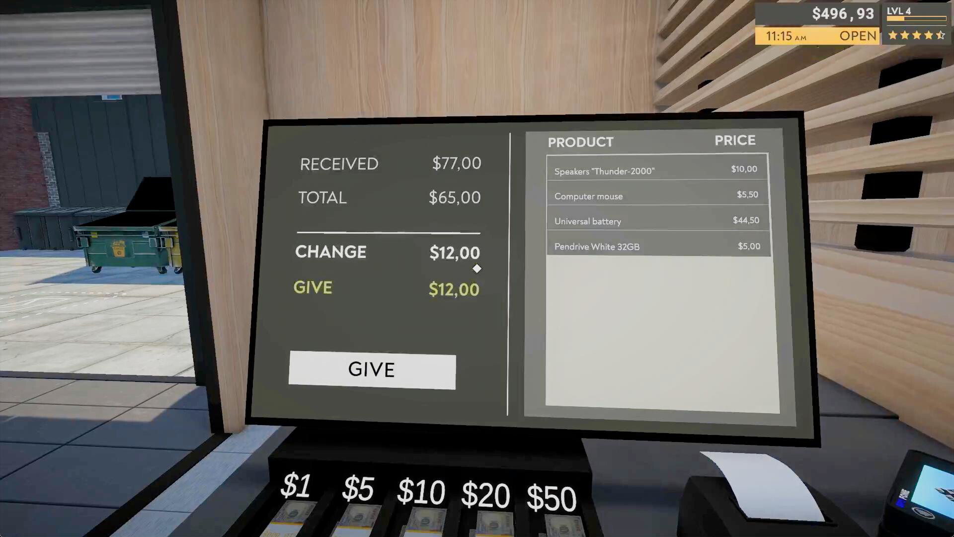 Returns Outlet Simulator Screenshot 7