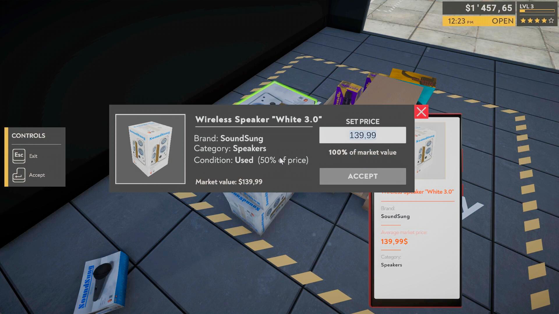 Returns Outlet Simulator Screenshot 2