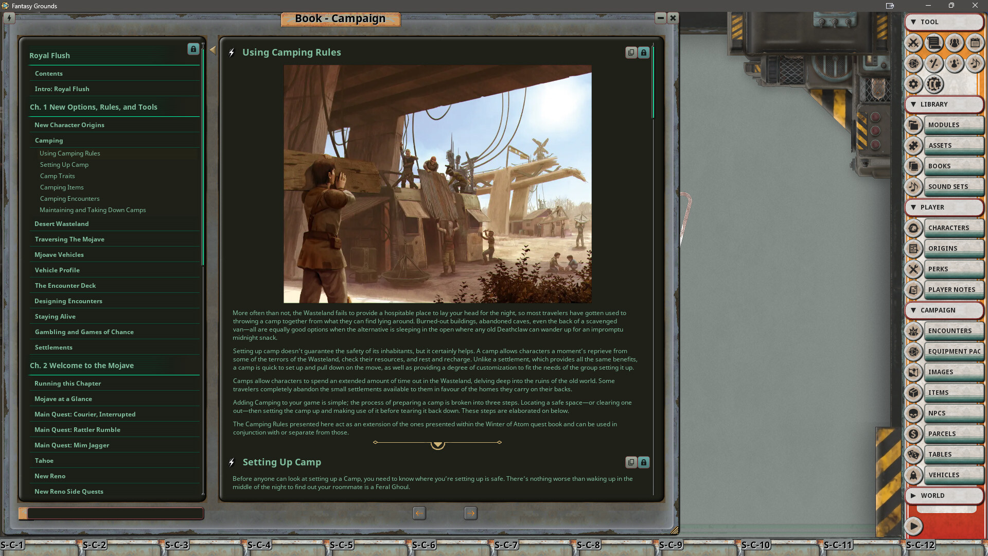 Fantasy Grounds - Fallout RPG - Quest Book - Royal Flush Screenshot 3