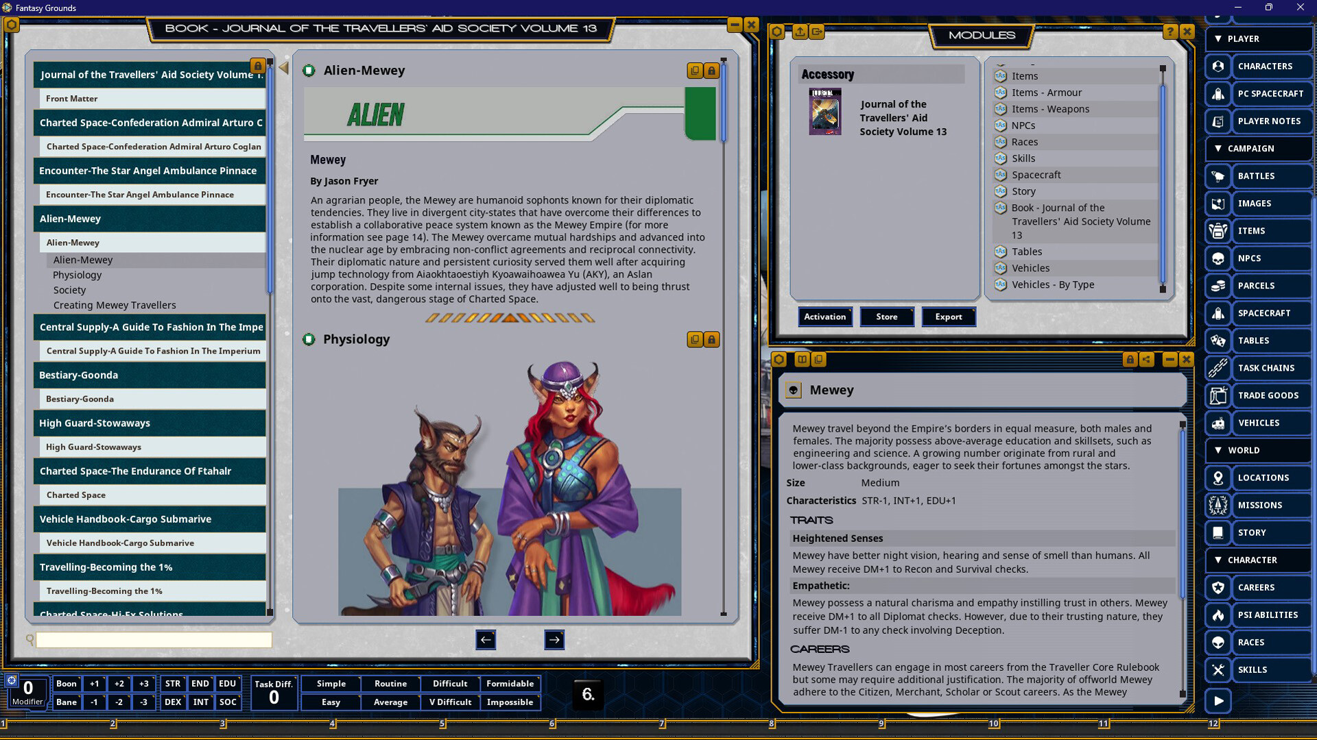 Fantasy Grounds - Traveller - Journal of the Travellers' Aid Society Volume 13 Screenshot 0