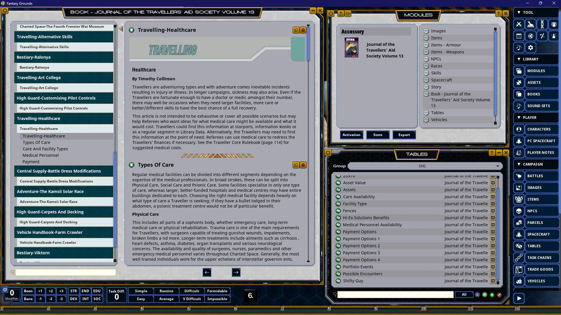 Fantasy Grounds - Traveller - Journal of the Travellers' Aid Society Volume 13 Screenshot 3
