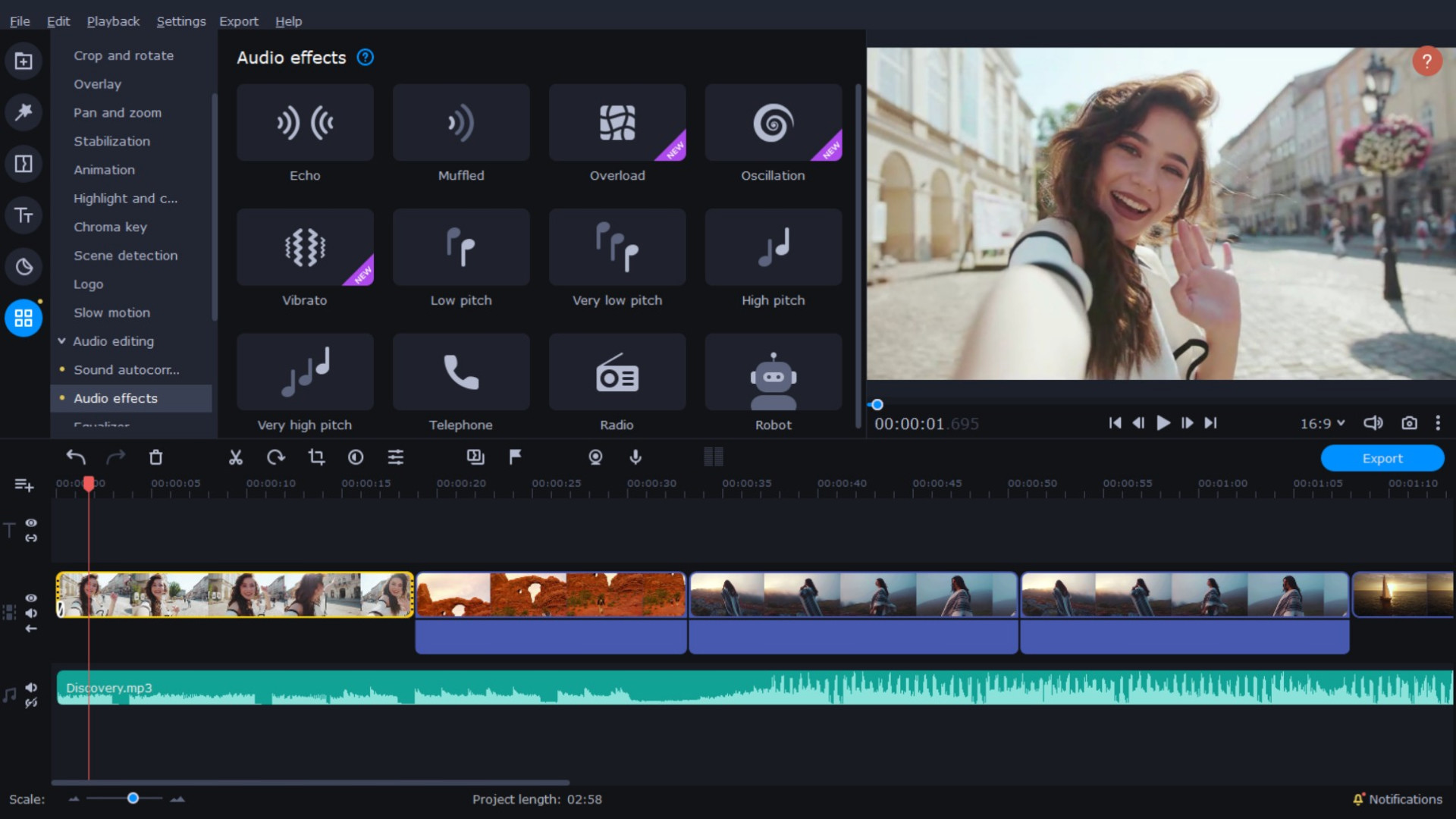 Movavi Video Editor Plus 2022 - Video Editing Software Screenshot 0