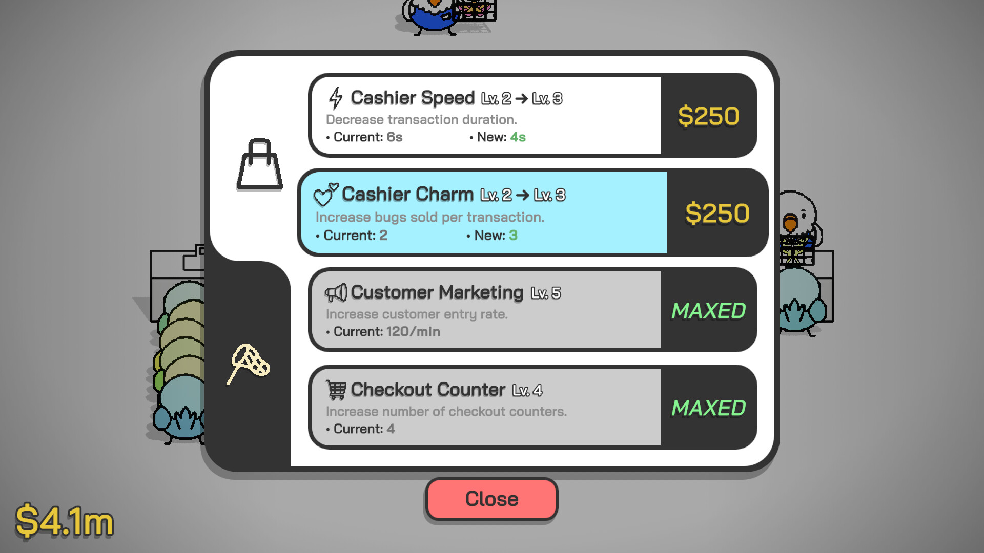 Budgie's Bug Shop Screenshot 2