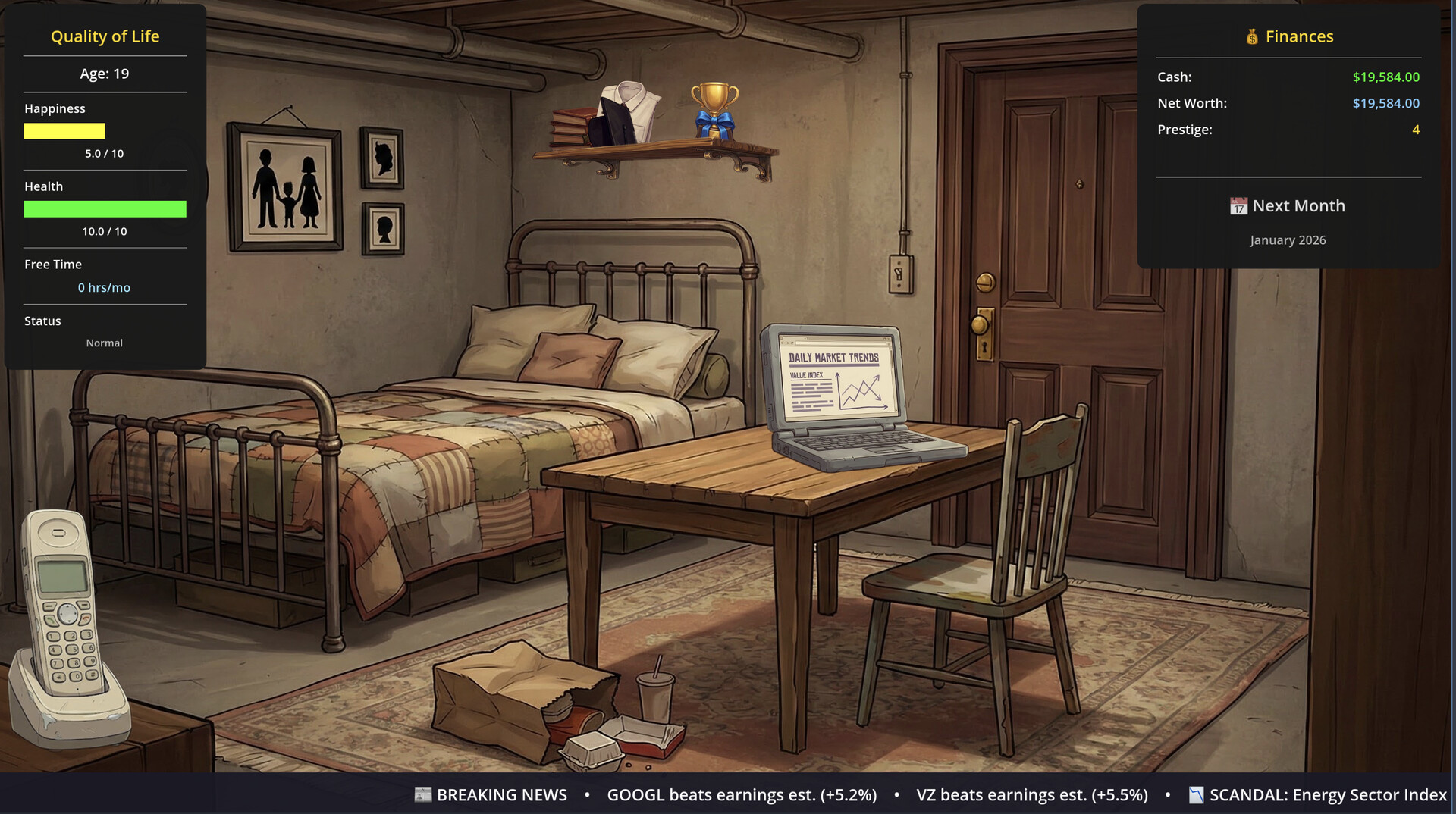 SELF MADE: Investment Life Sim Screenshot 3