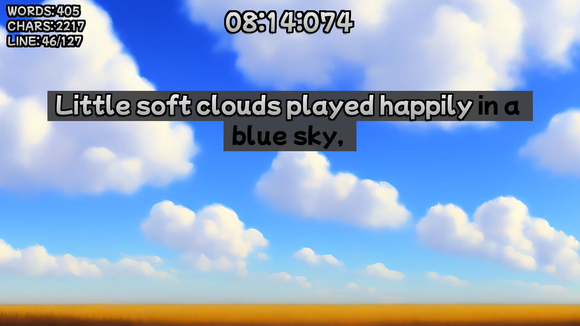 Winnie-the-Pooh's book writing speedrunner Screenshot 3